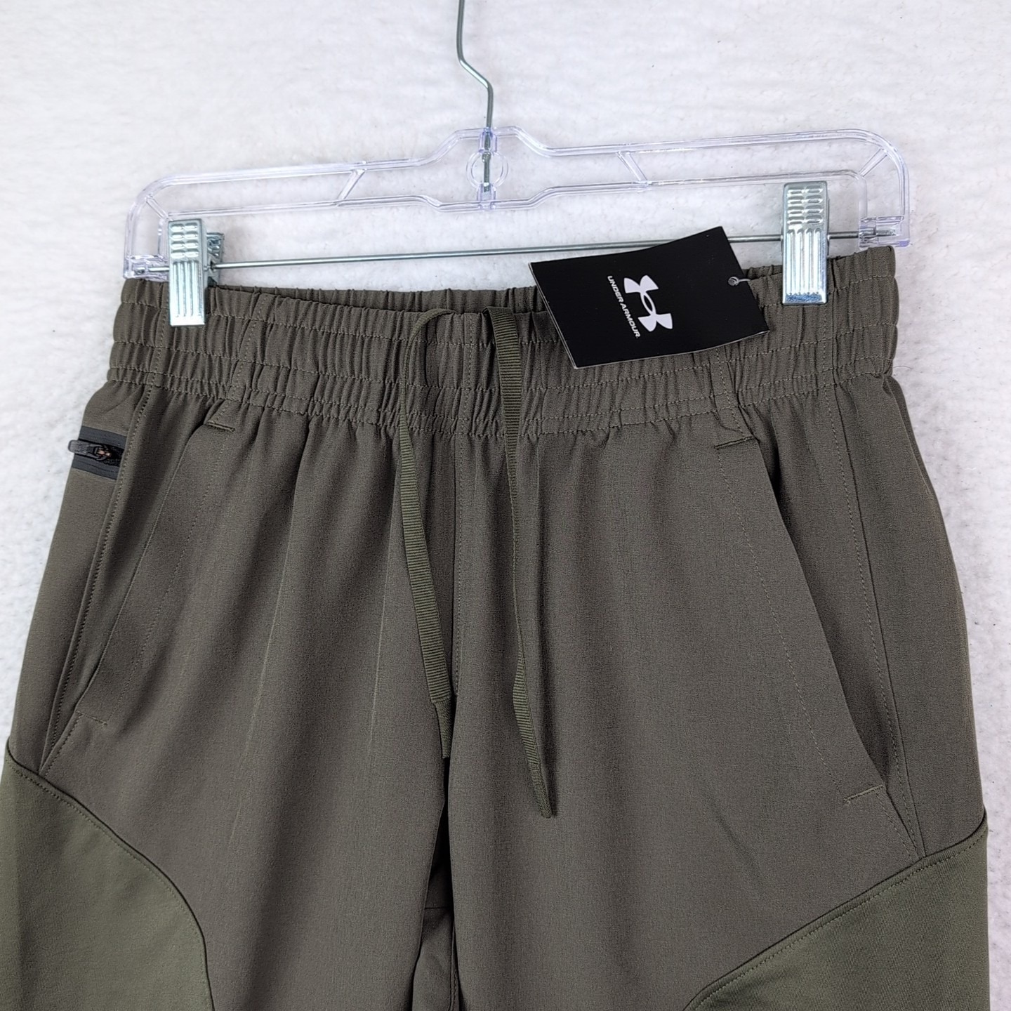Nwt Under Armour Unstoppable Hybrid Pants Women's Xs Olive Green — image 4 of 7